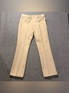 Levis 517 VTG Bootcut Polyester Pants Mens 34x32 tan brown (fit 33x31) comfort